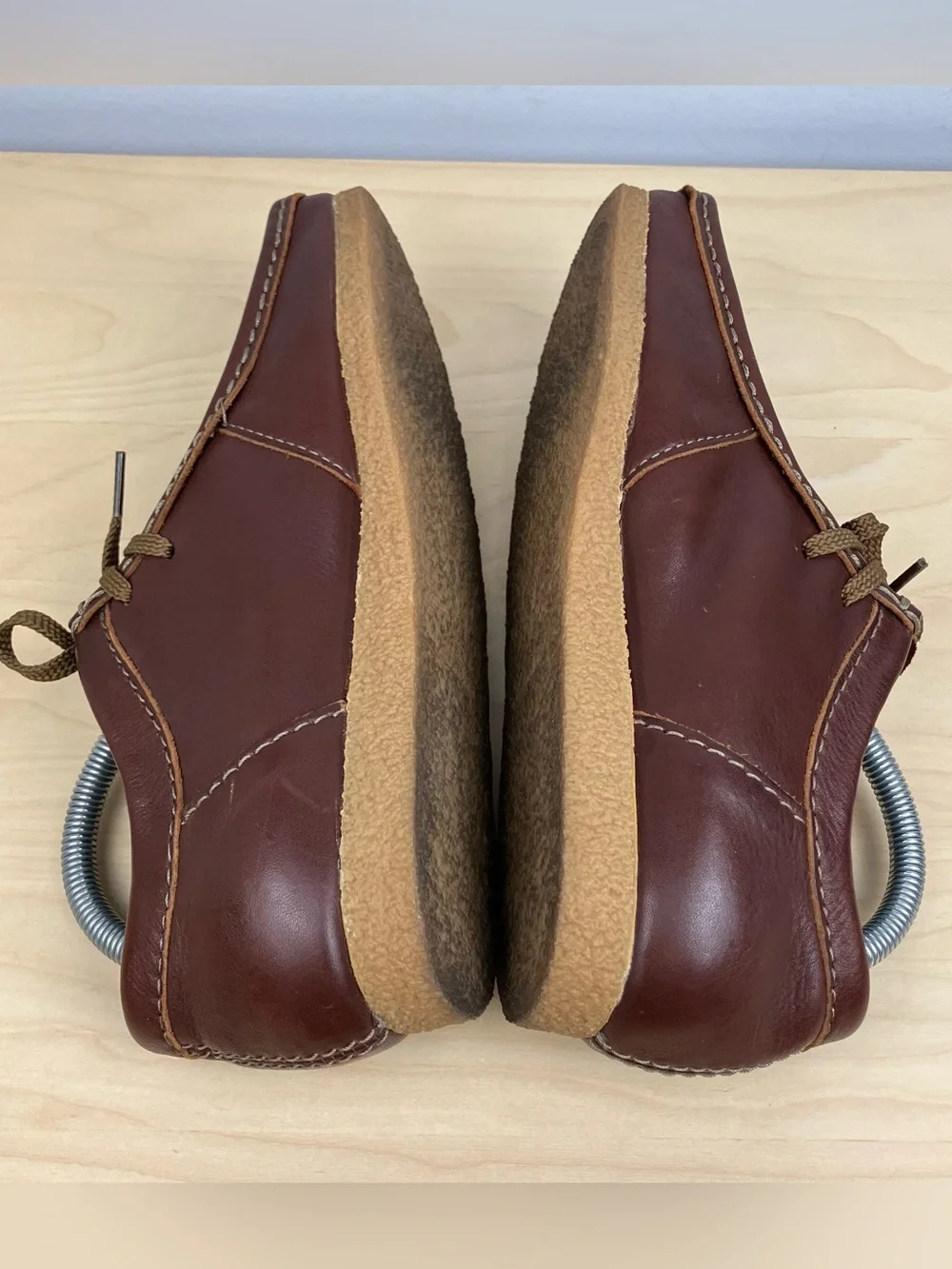 Clarks Men’s Size 7.0 M Shacre II Run Brown Leather Chukka Wallabee Oxfords
